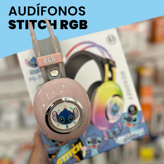 Audífonos Stitch RGB