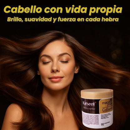 PROMOCIÓN 2 X 1 Karsell 🌟  Nutrición pura, brillo real 😍🔥  Mascarilla capilar