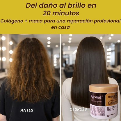 PROMOCIÓN 2 X 1 Karsell 🌟  Nutrición pura, brillo real 😍🔥  Mascarilla capilar