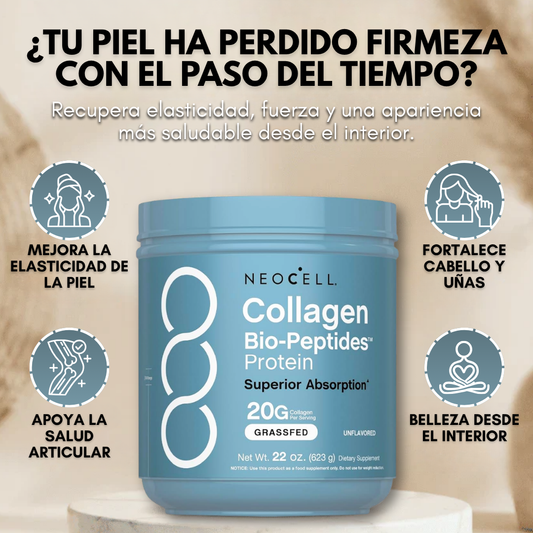 NEOCELL COLLAGEN BIO-PEPTIDES – Apoyo diario para piel, cabello y uñas con absorción avanzada