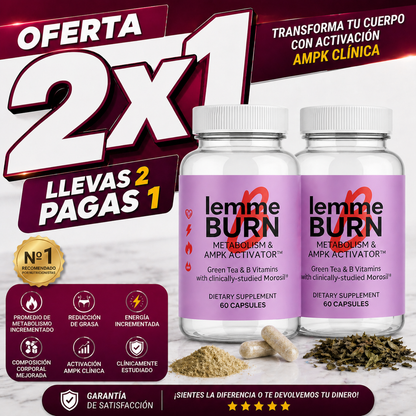 OFERTA 2X1 | Apoyo al Metabolismo y Reducción de Grasa Abdominal