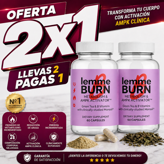 OFERTA 2X1 | Apoyo al Metabolismo y Reducción de Grasa Abdominal
