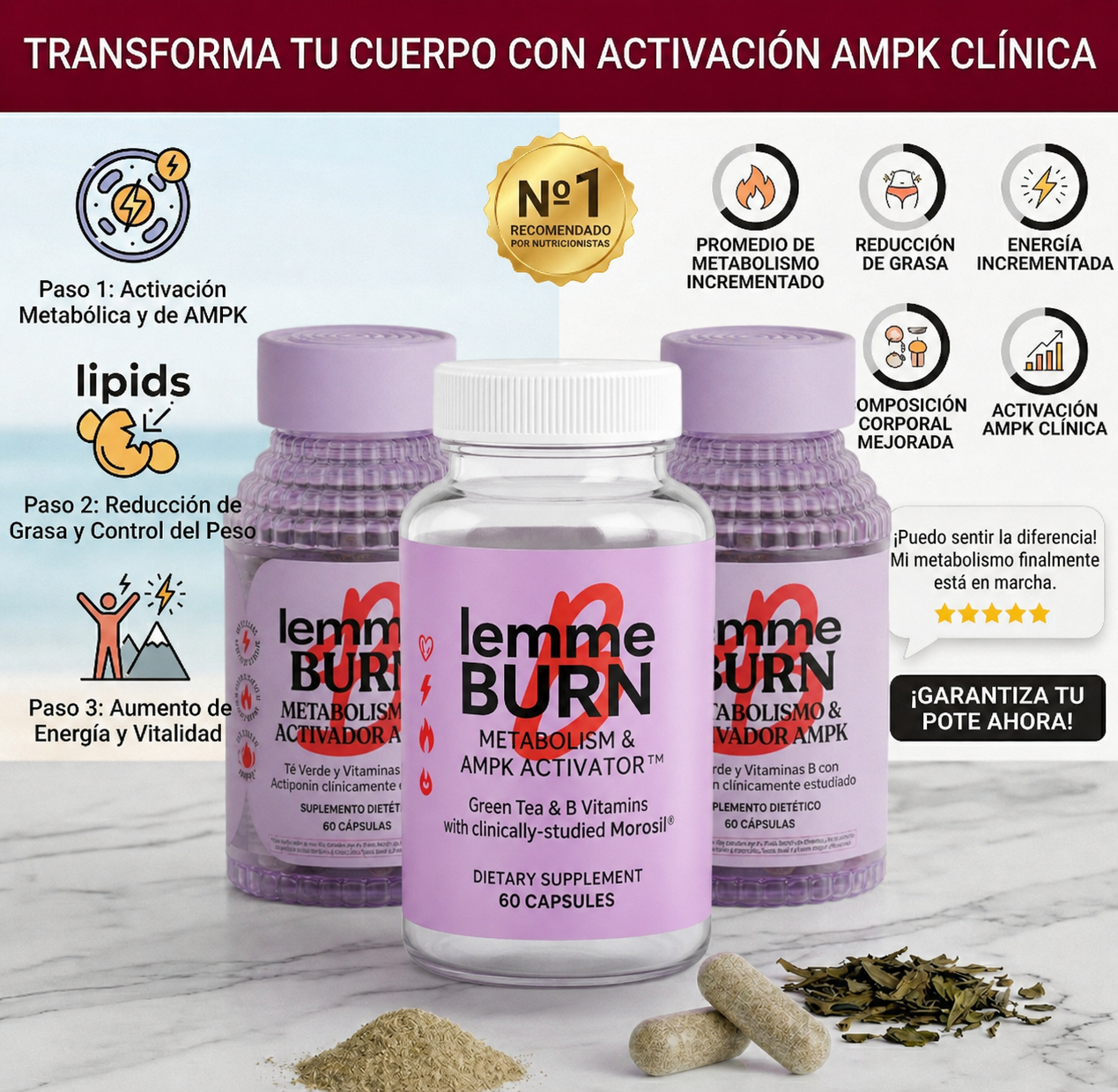 OFERTA 2X1 | Apoyo al Metabolismo y Reducción de Grasa Abdominal