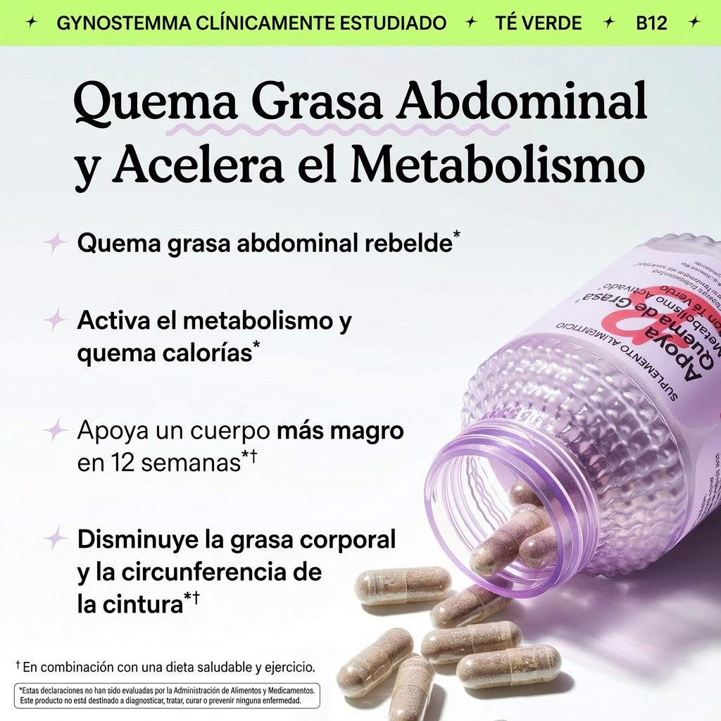 OFERTA 2X1 | Apoyo al Metabolismo y Reducción de Grasa Abdominal